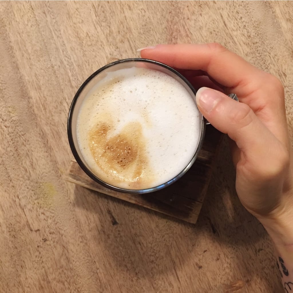 26 grains latte coffee
